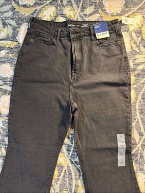 Old Navy sz 10 Faded Black High Rise Flare Jeans